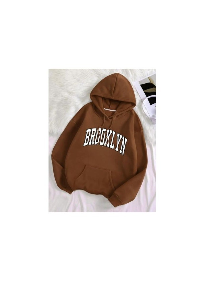 Generic - Women Hoodie - Brown - Image 1