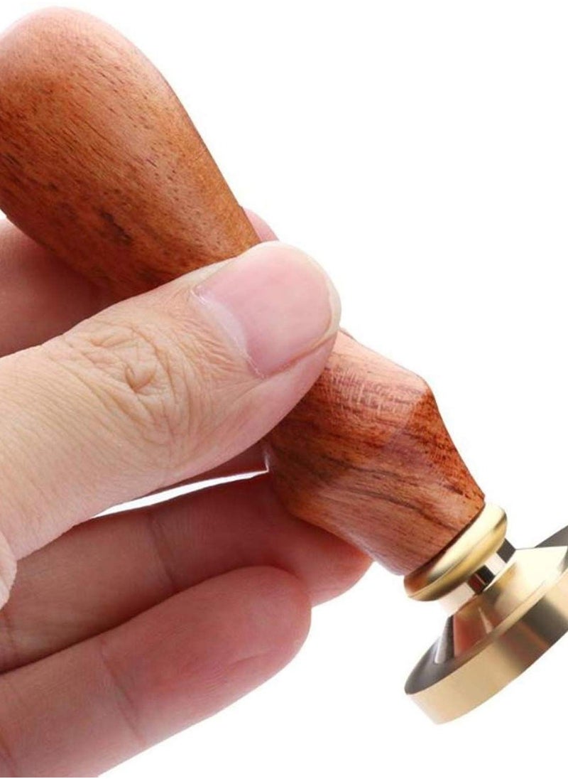Y&D Wax Seal Stamp Elegant Rose Brass Heads and Classic Wooden Handle Sealing Sticks for Invitations Cards Wedding  - Image 5
