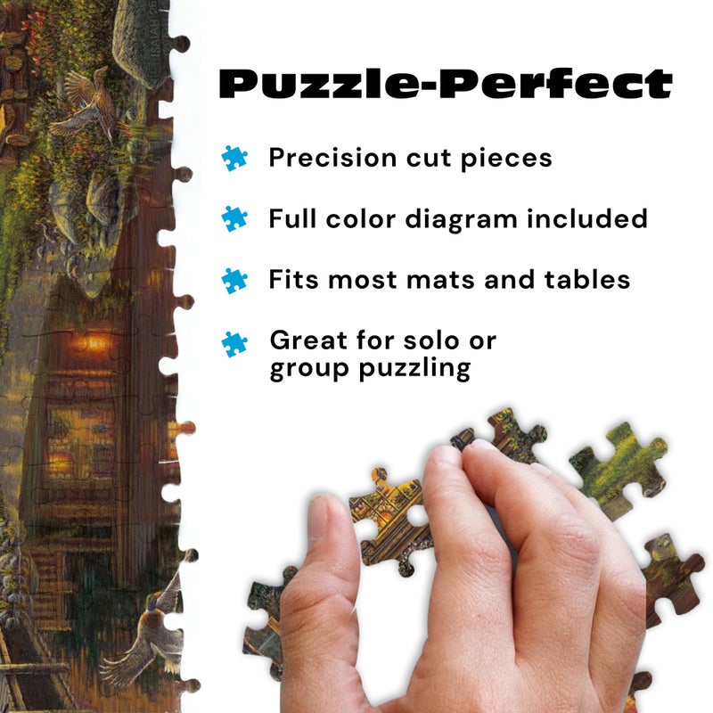 Buffalo Games - Kim Norlien- Peace Like A River - 300 Piece Jigsaw Puzzle For Adults -Challenging Puzzle Perfect for Game Nights - Finished Size is 21.25 x 15.00 - Image 4