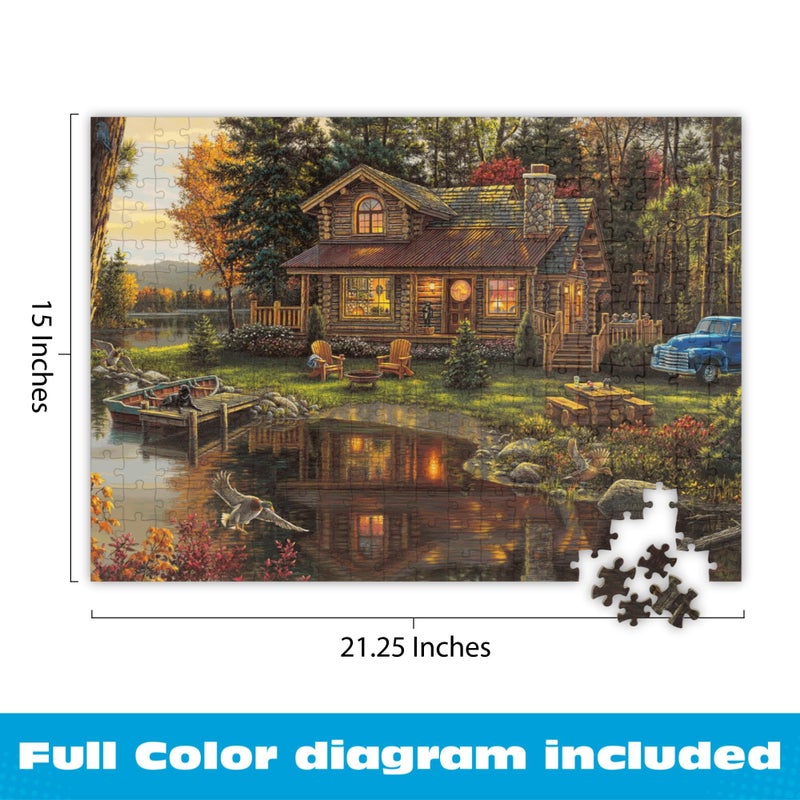 Buffalo Games - Kim Norlien- Peace Like A River - 300 Piece Jigsaw Puzzle For Adults -Challenging Puzzle Perfect for Game Nights - Finished Size is 21.25 x 15.00 - Image 3