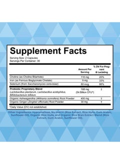 MaryRuth Organics Postnatal Probiotics for Breastfeeding Women | Nursing Probiotic Capsules with Vitamins | Minerals & Antioxidants | 54 Billion CFU | Non-GMO | Vegan | 30 Servings  - Image 2