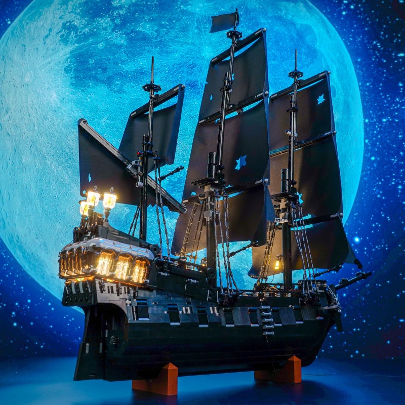 BrickBling LED Light Compatible with Lego Icons Captain Jack Sparrow's Pirate Ship, Compatible with Lego Black Pearl 10365-No Model (Classic Version Light) - Image 5
