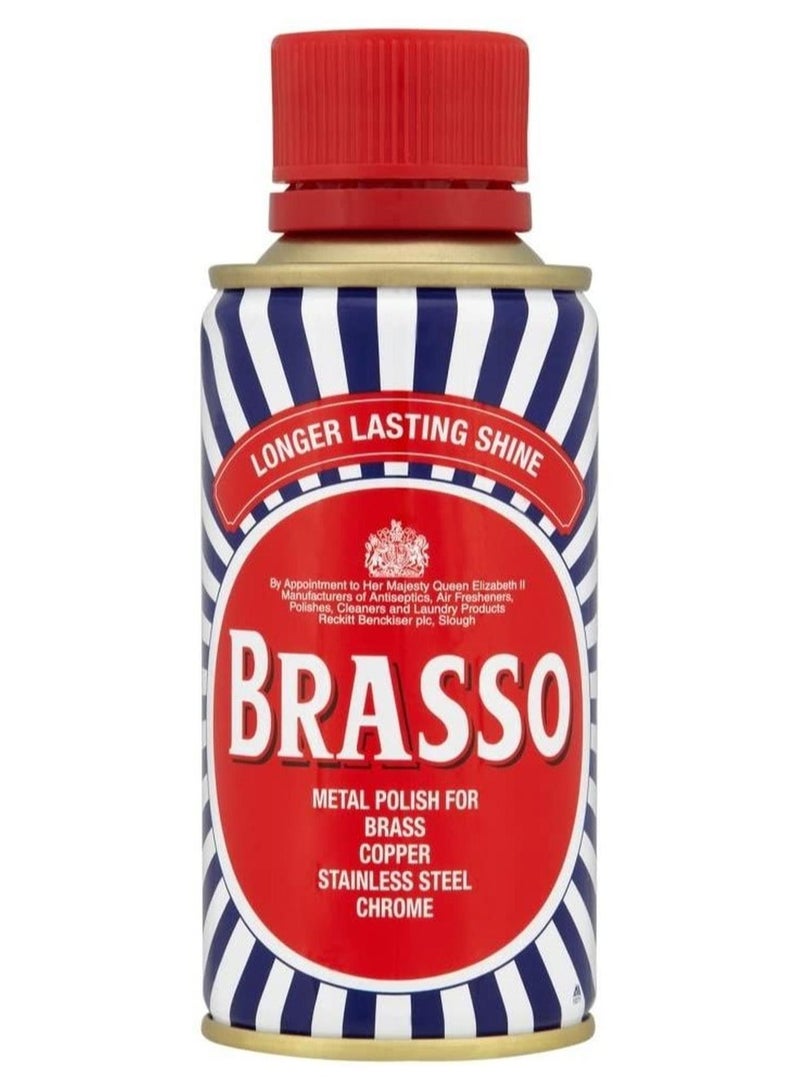 براسو ملمع معادن متعدد الأغراض سائل منظف نحاس ، نحاسي ، ستانلس ستيل 150 مل - Image 1