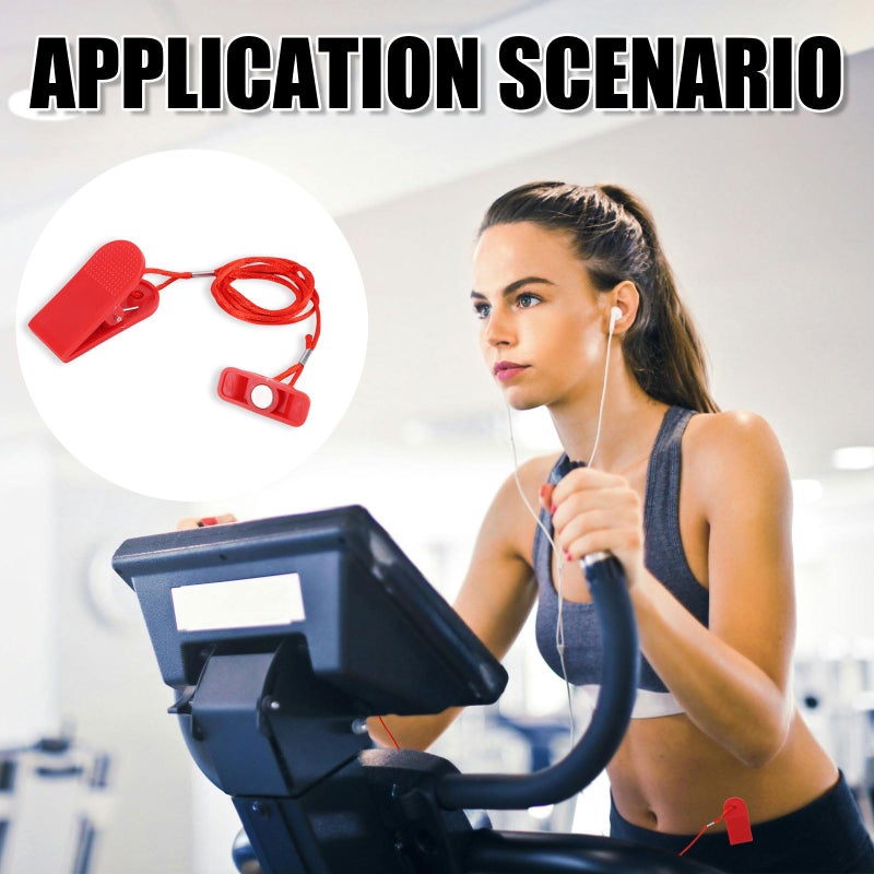 Gosknor Treadmill Magnet Safety Key, Magnetic Safety Switch Universal Treadmill Emergency Stop Magnet for Most Treadmills Running Machines Replacement Accessories (Rectangle) - Image 5