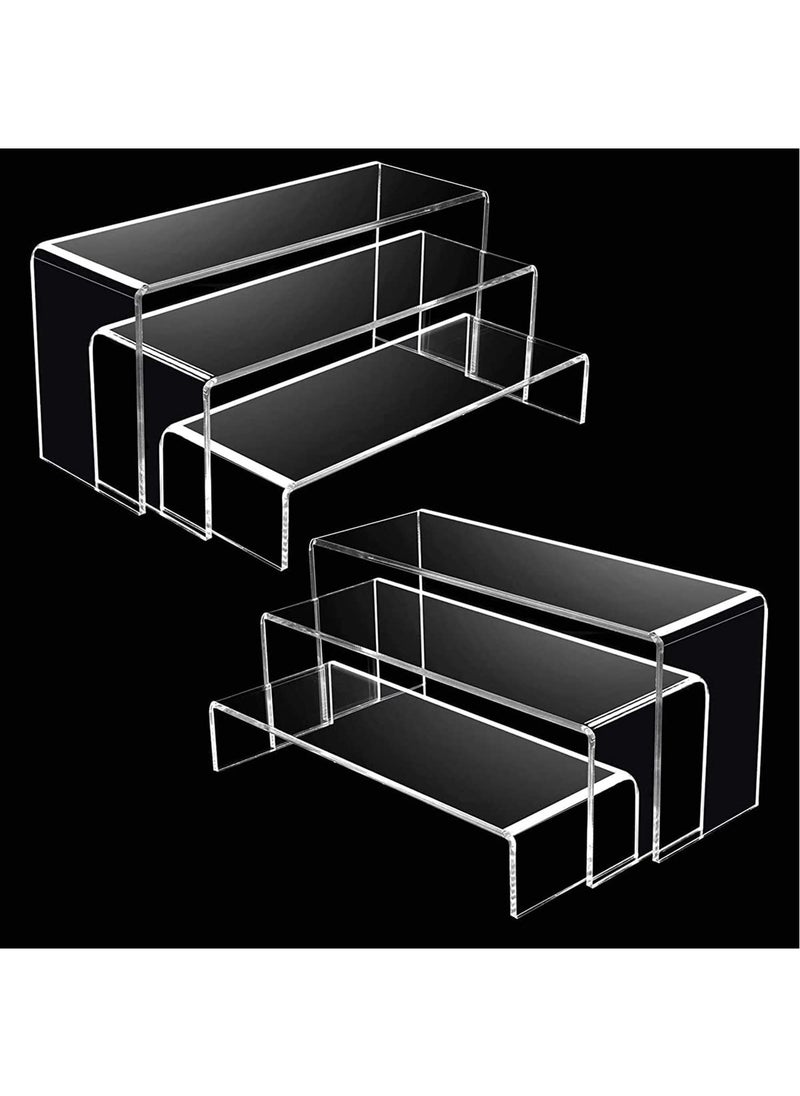 Acrylic Risers Display Clear Showcase Shelf Figures Buffets Cupcakes Jewelry Display Stands for Table Decorations - pzsku/Z00EDEB7FF9E04C071047Z/45/_/1735457246/2d60e248-04a4-4c1b-b1cd-642548a0b3d6