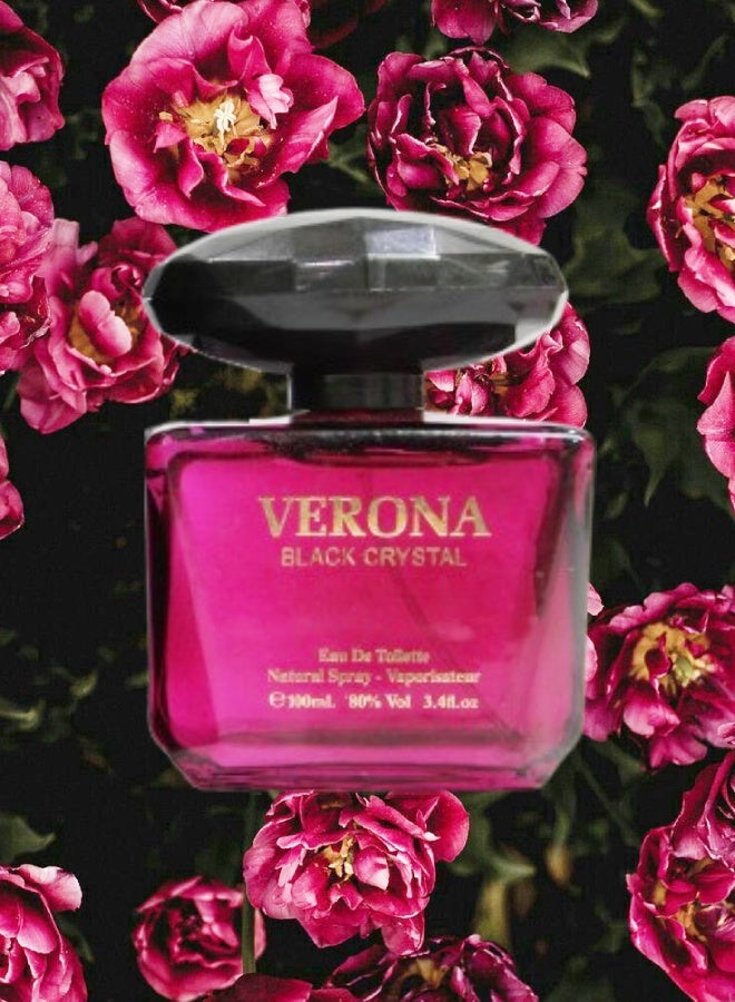 CRYSTAL Verona Black Crystal Perfume 100ML - Image 2