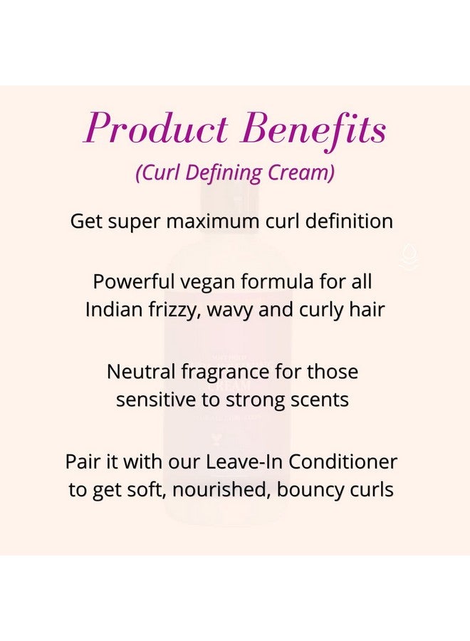 شوجر بو مجموعة كريم Curls Stylers Duo (300 مل) للشعر الجاف والمجعد والمتموج والمجعد. نباتي وخالٍ من البارابين والكبريتات والمواد الضارة الأخرى - Image 4