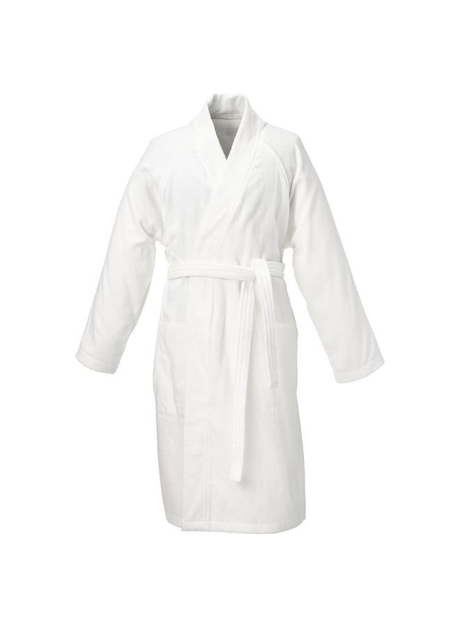 erorex Bath robe, white, S/M - Image 1