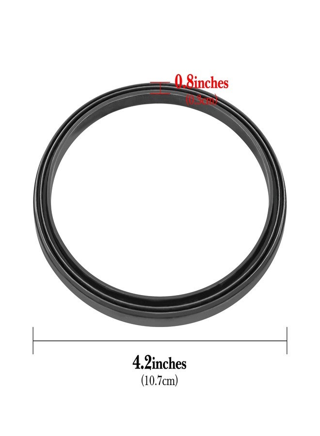 Linkidea 4 Pcs Blender Replacement Parts, Silicone Gasket Seal, Exact Fit Lid & Tool Kits, Compatible with Ninja NC299AMZ, NC301, NC300, Grey - Image 2