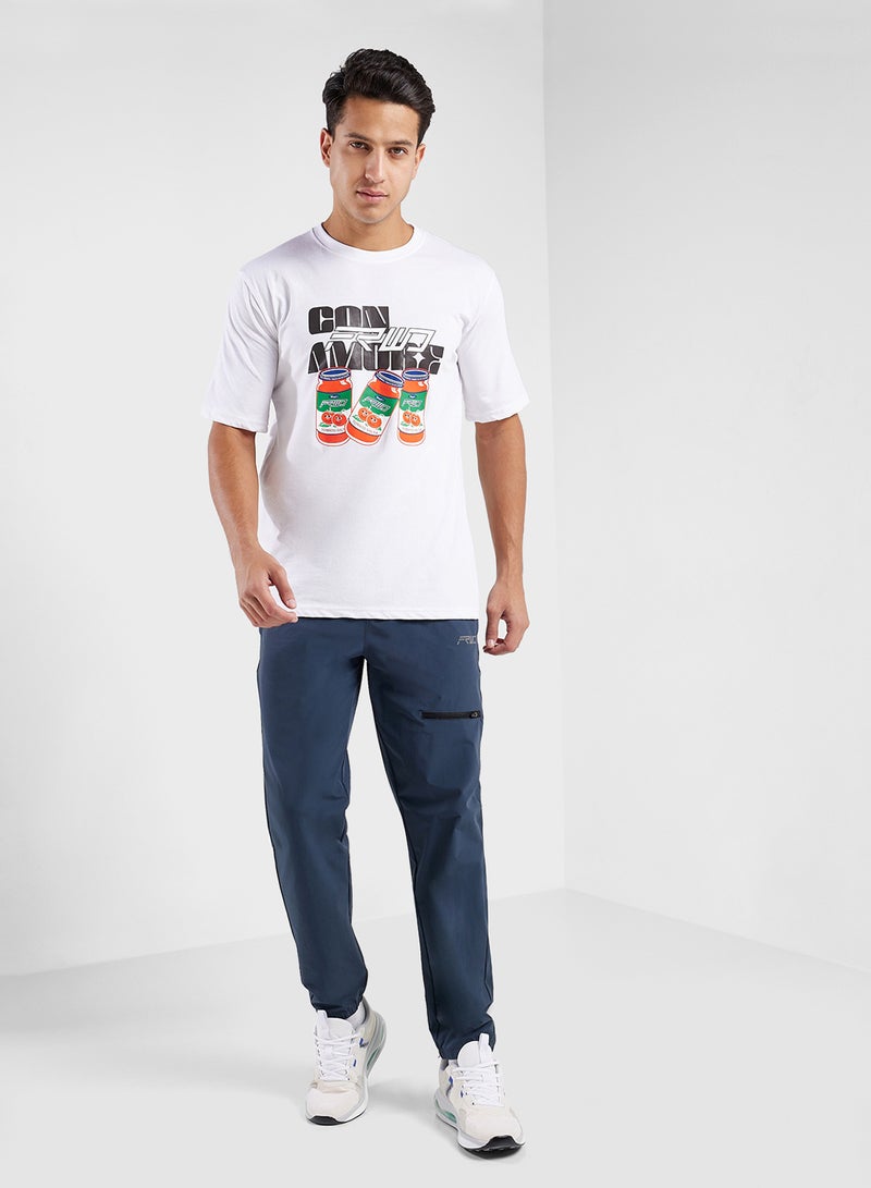 فورورد تيشيرت مطبوع كبير الحجم - Image 4