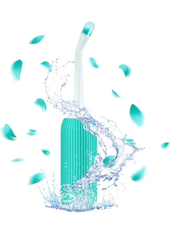 Hannea 500Ml Portable Bidet Jet Spray For Toilet Peri Bottle For Postpartum Care Retractable Handheld Travel Bidet With Bag 2 Nozzles Perineal Cleansing Childbirth Cleaner Outdoor Travel Essentials - Image 1