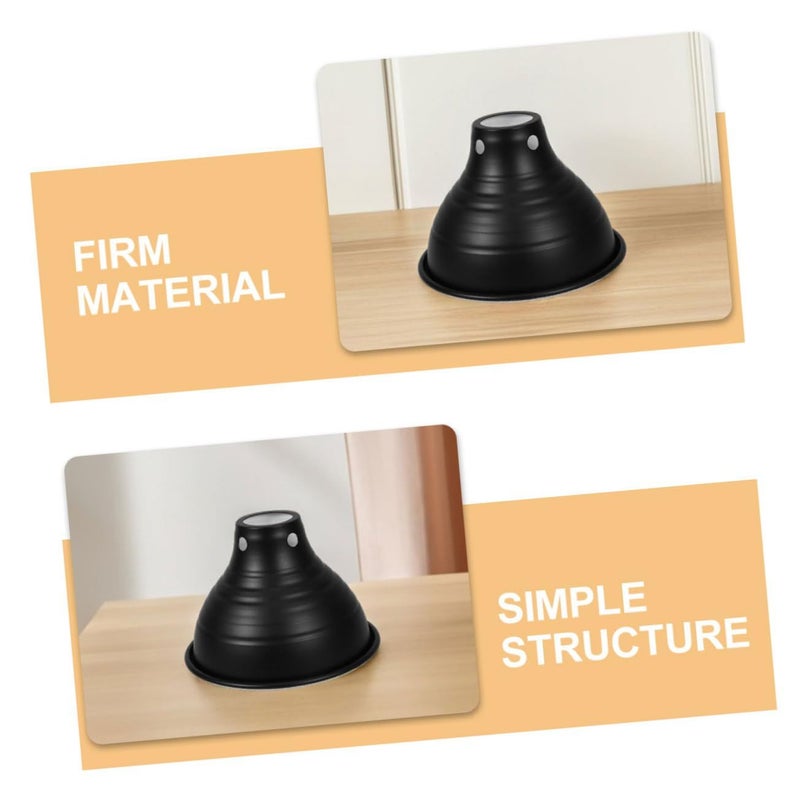 3pcs Reptile Lamp Shade Iron Heat Cover Enhanced Brightness Reflective Design Durable - Image 4