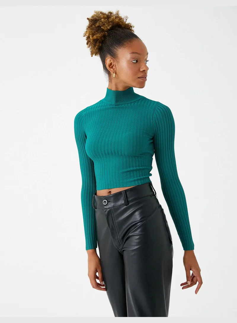 كوتون Turtleneck Sweater Long Sleeve