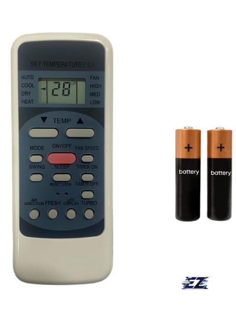 AC Remote No. 12 (No Backlight), Compatible/Replacement for Godrej AC Remote Control – Exact Match for Godrej Air Conditioners – Simple, Reliable, Full Functionality Restored