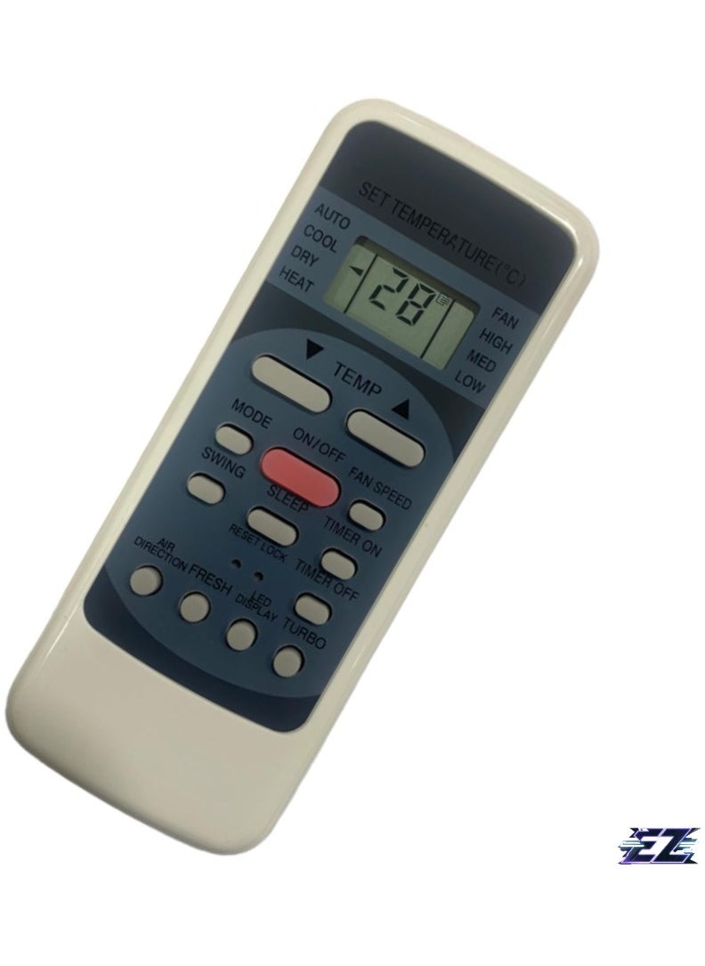 AC Remote No. 12 (No Backlight), Compatible/Replacement for Godrej AC Remote Control – Exact Match for Godrej Air Conditioners – Simple, Reliable, Full Functionality Restored