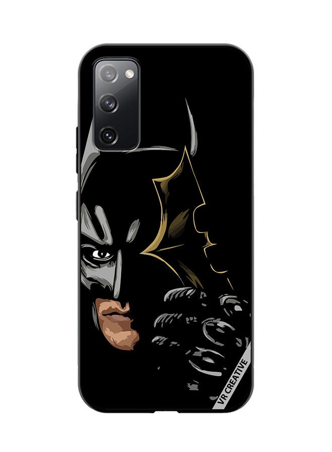 VR CREATIVE Protective Case Cover For Samsung Galaxy S20 FE 5G Batman Black Design Multicolour