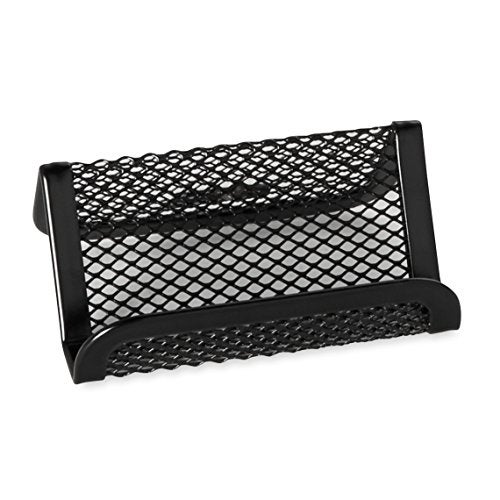Rolodex Mesh Business Card Holder, Black (22251) - Image 2