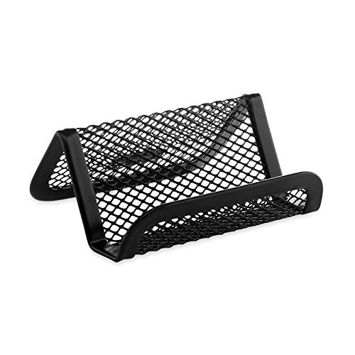 Rolodex Mesh Business Card Holder, Black (22251) - Image 5