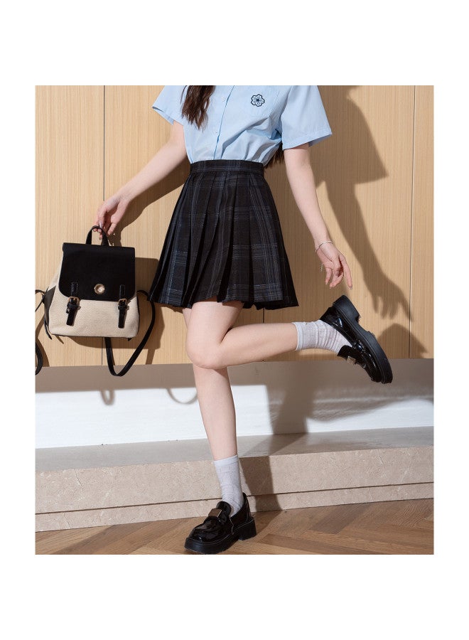 TonLion 2025 Summer Women's Plaid Jk Skirt - Versatile Casual Fashion Trend, Office Wear, Slimming & Youthful Minimalist Style - Image 2