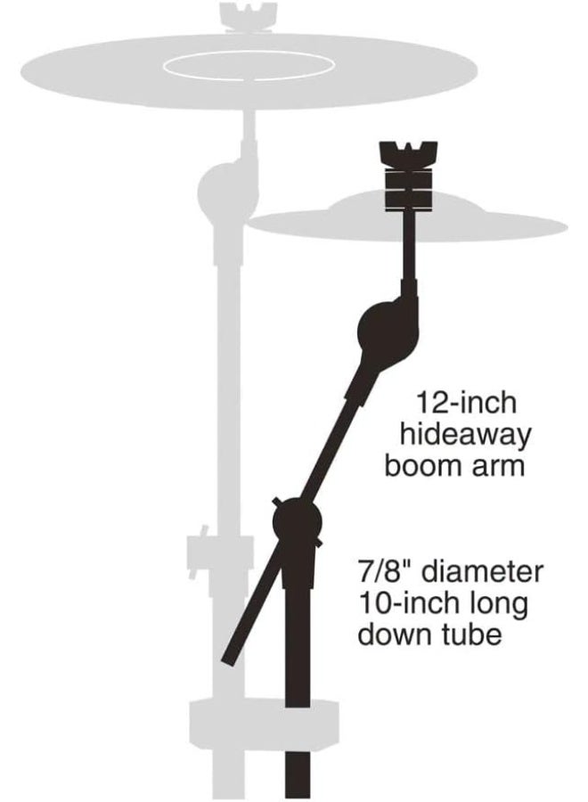 Gibraltar Gibraltar SC-4425MB Short Cymbal Boom Rachet Tilt  - Image 3