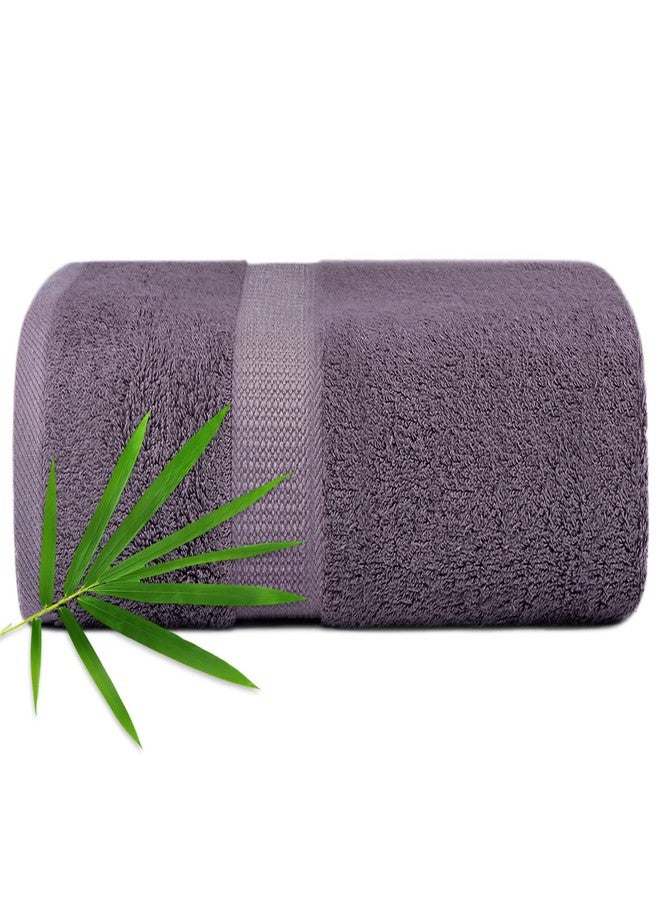 CANFOISON Extra Large Bath Towel Sheets for Body, Sensitive Skin, Adult Kids Baby Luxury Super Soft Highly Absorbent Oversized Towels 35" x 70" 1 Pack Lavender Purple - Image 1