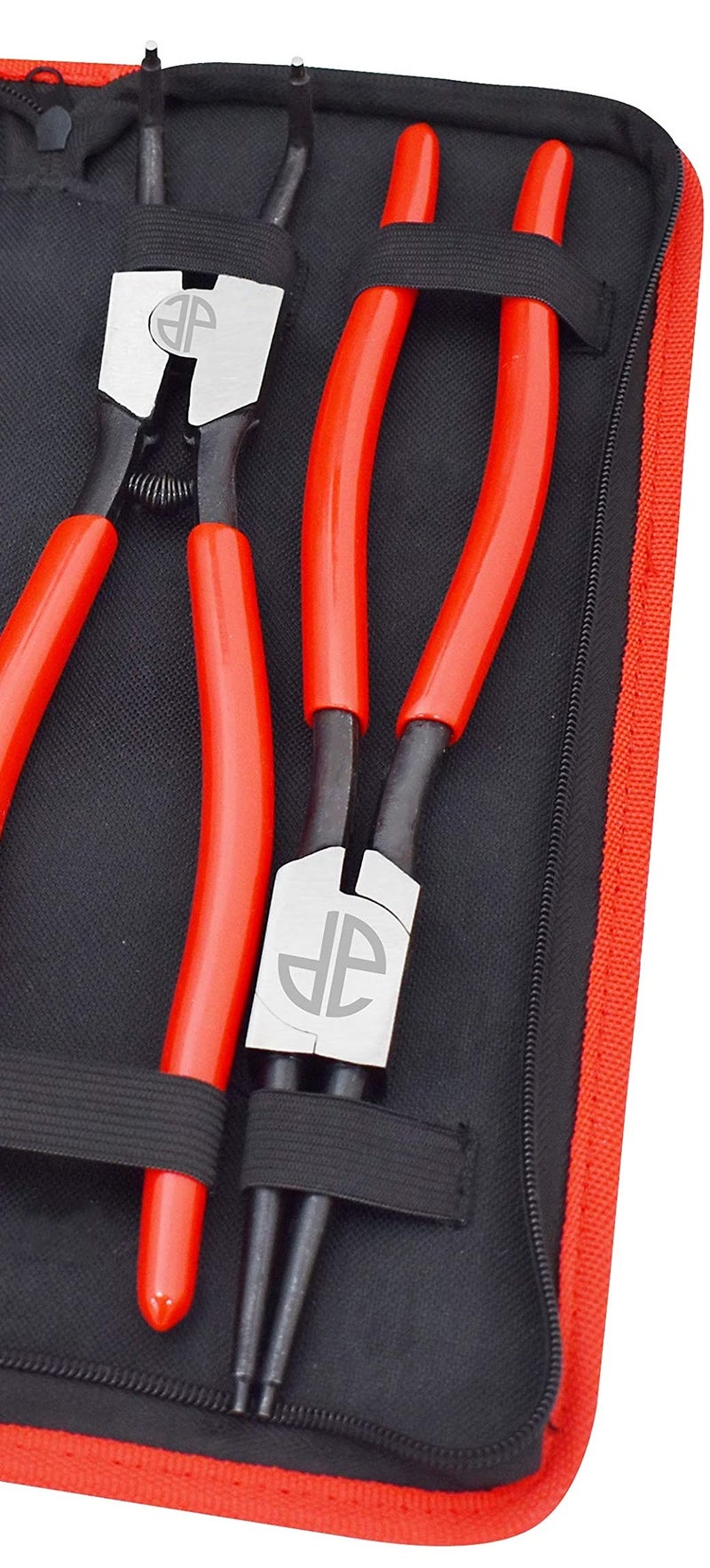 Astro Pneumatic Tool 94222 13" 4pc Large Internal/External Snap Ring Pliers , Black - Image 3