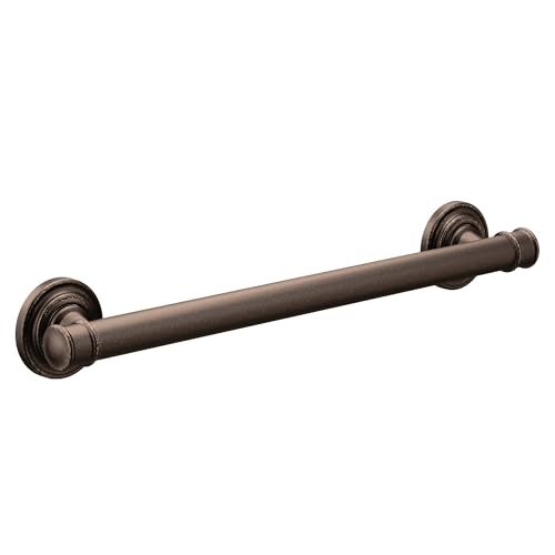 Moen YG6418ORB Bathroom Safety 18-Inch Stainless Steel Traditional Bathroom Grab Bar, Oil-Rubbed Bronze - Image 5