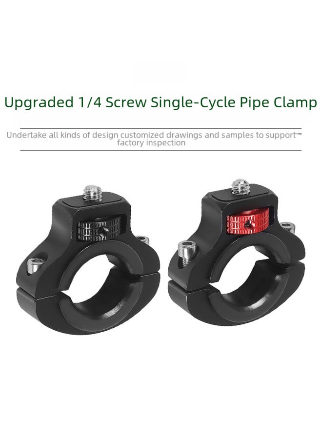Generic 1/4 Screw Bicycle Clamp Sports Camera Tripod Bike Mount For 2232mm Handlebar Diameter Digital Computer Accessories-Color:Black And Red  - Image 2