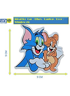 Uniq UNIq Tom and Jerry Funny Stickers Colorful Waterproof Stickers CarBikeLuggage Sticker  - Image 2