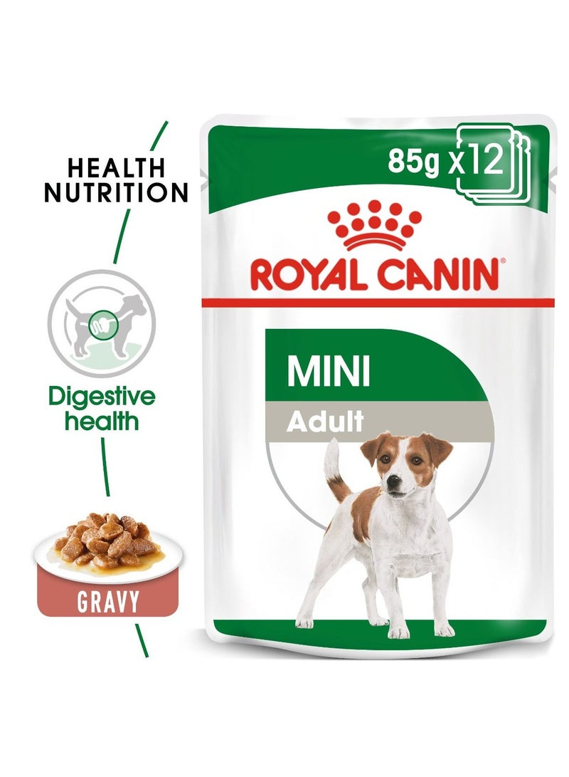 رويال كانين سايز هيلث نيوتريشن ميني أدلت (طعام رطب - أكياس) 12 × 85 جم - Image 4