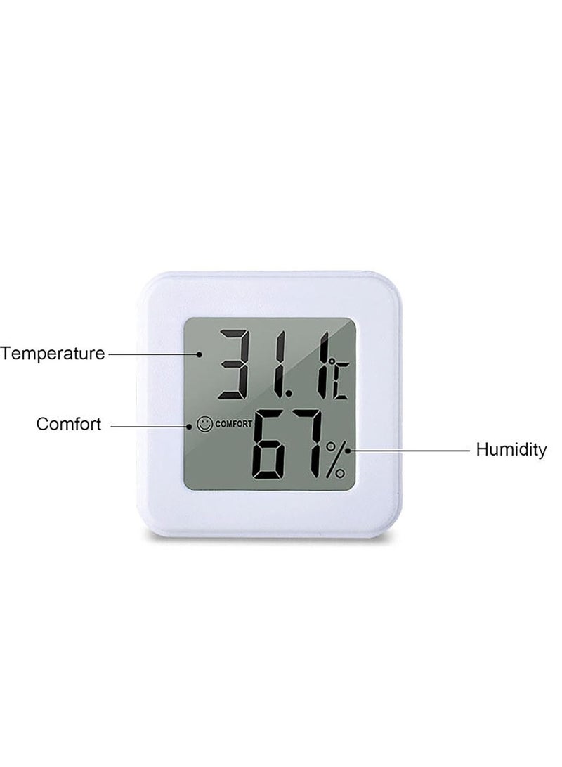 Mini Digital Electronic Thermometer and Hygrometer with LCD Display, Indoor Room Temperature Monitor, Portable for Home, Car, Office, Greenhouse, and Baby Room, Easy to Read - Image 3