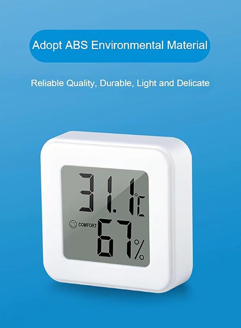 Mini Digital Electronic Thermometer and Hygrometer with LCD Display, Indoor Room Temperature Monitor, Portable for Home, Car, Office, Greenhouse, and Baby Room, Easy to Read - Image 4