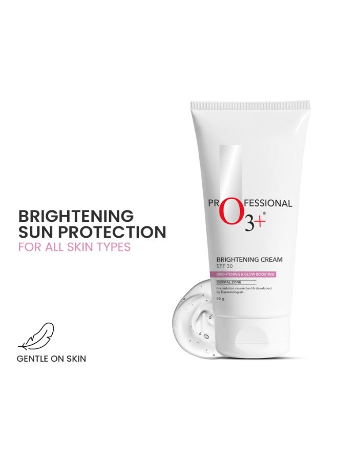 O3+‎ كريم تفتيح الوجه O3+ مع واقي شمس بعامل حماية SPF 30 لتفتيح البشرة، وحماية من الأشعة فوق البنفسجية UVA وUVB واسمرار الشمس، 50 غرام - Image 4