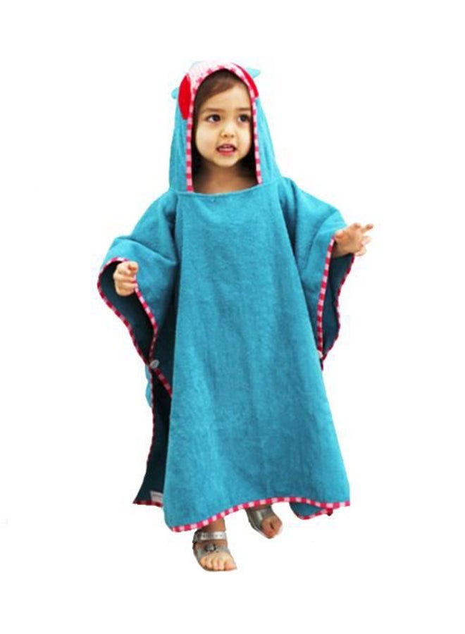 NIBEMINENT Cotton Bath Cut Down Towel With Hood  - Image 1