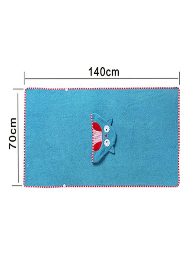 NIBEMINENT Cotton Bath Cut Down Towel With Hood  - Image 2