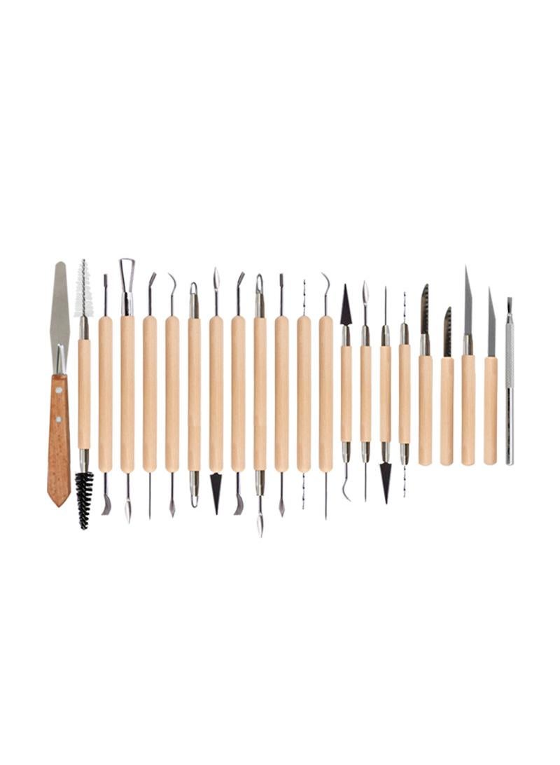 general 45-Piece Clay Sculpting And Smoothing Wax Carving Pottery Ceramic Tools Set - Image 2