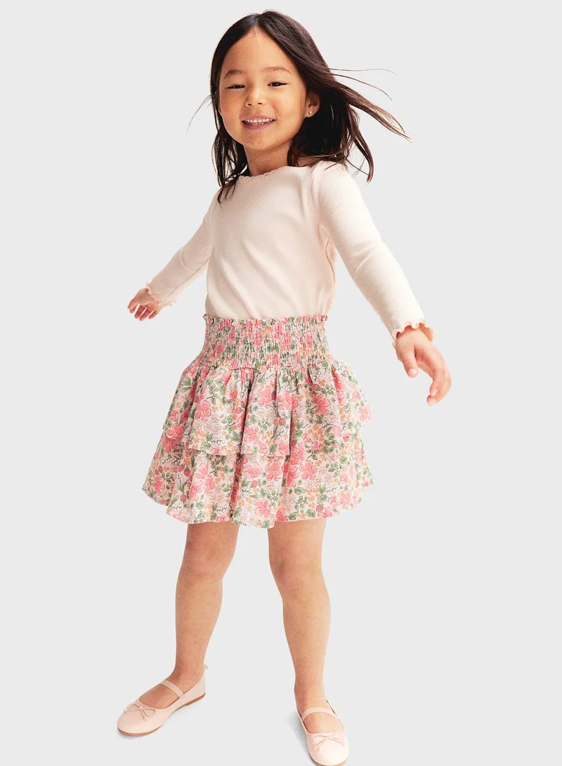 H&M Kids Tiered High Waist Skirt