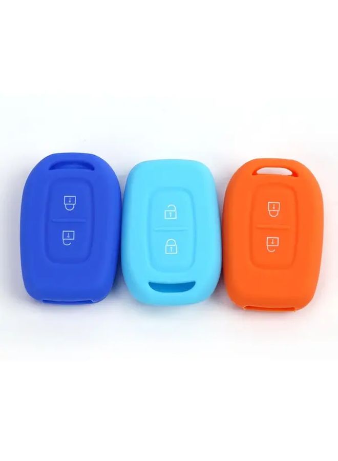 Red Silicone Rubber Car Key Case For Duster Scenic And Megane 2016 2017 Upgrade - Image 3