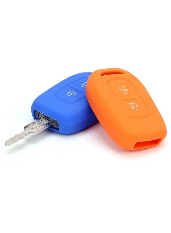 Red Silicone Rubber Car Key Case For Duster Scenic And Megane 2016 2017 Upgrade - Image 4