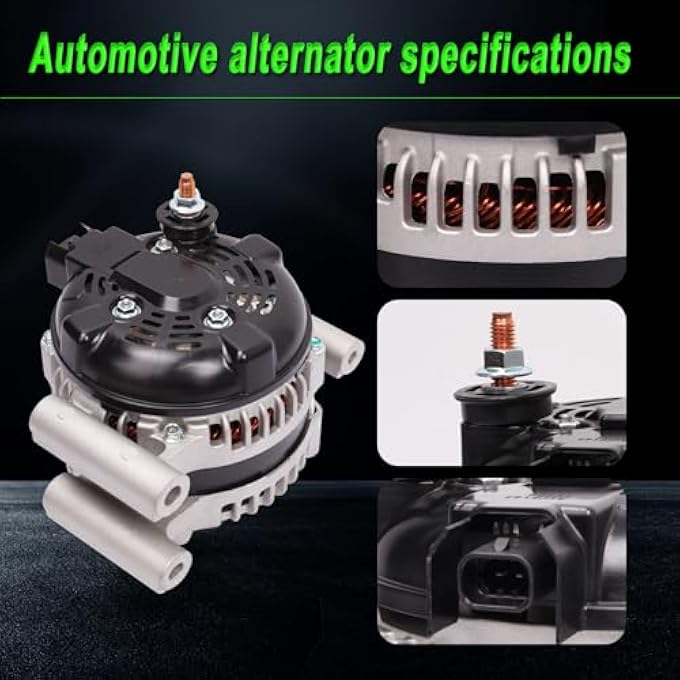 SHICHU Alternator Compatible with 2013-2019 Malibu ATS 2014-2019 Impala CTS 2015-2016 Canyon 2014-2017 Regal 2015-2020 Colorado Replace for 11682N 13592811 1042101960 22892568 - Image 5