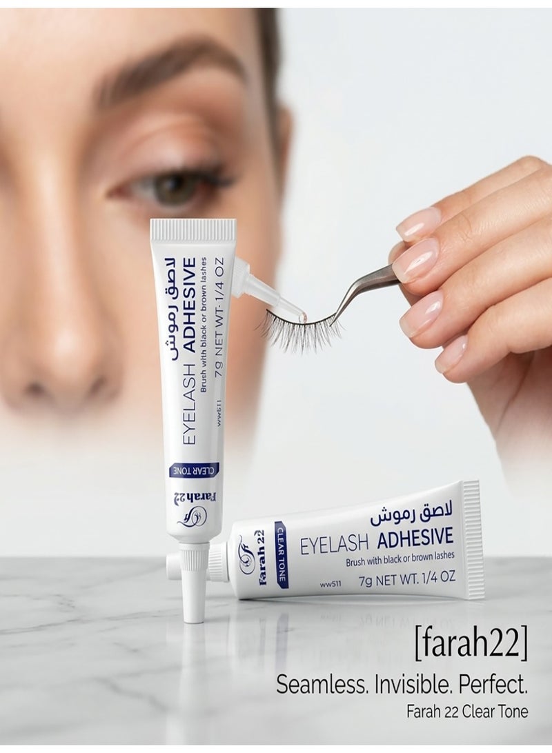 فرح 22 غراء شفاف للصق الرموش شفاف كوري - Image 2