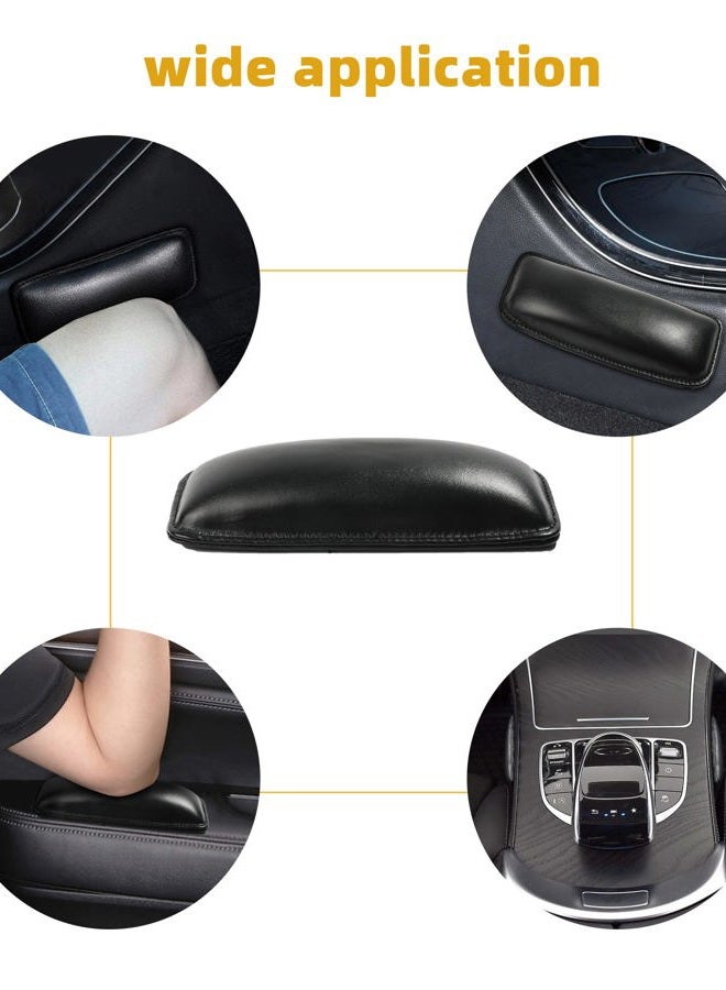 SUJADE YAKEFLY 2 Pack Soft Car Center Console Knee Leg Elbow Cushion Pad,Universal Leather Car Armrest Pillow Car Knee Cushion Elbow Pillow Thigh Support Comfort Pillow,Automotive Interior Accessories - Image 2