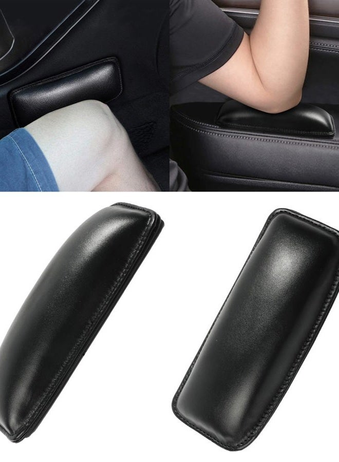 SUJADE YAKEFLY 2 Pack Soft Car Center Console Knee Leg Elbow Cushion Pad,Universal Leather Car Armrest Pillow Car Knee Cushion Elbow Pillow Thigh Support Comfort Pillow,Automotive Interior Accessories - Image 1
