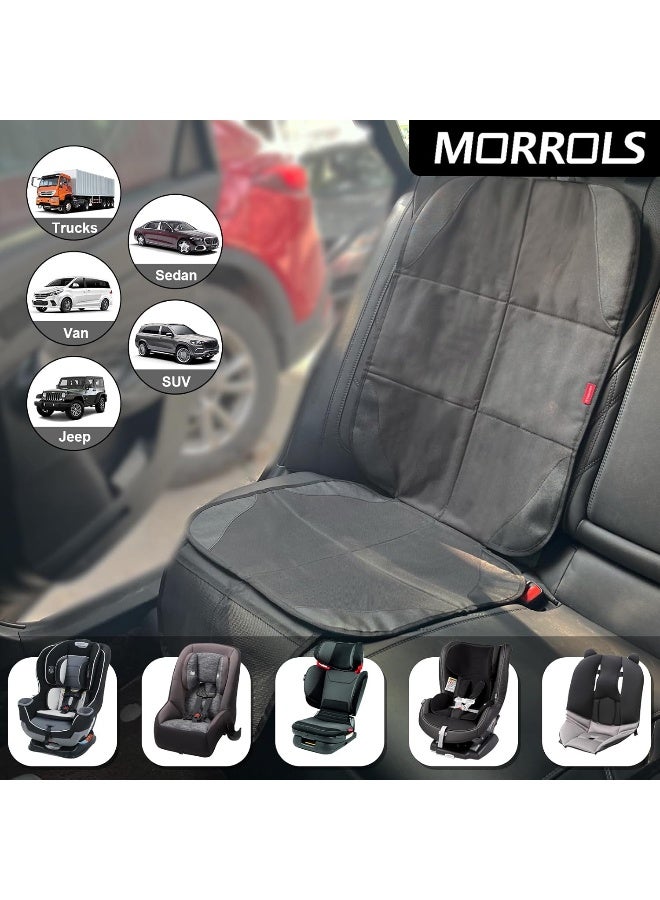 MORROLS Car Seat Protectors, 2 Pack Leather Seat Protectors for Child Car Seats - Image 2