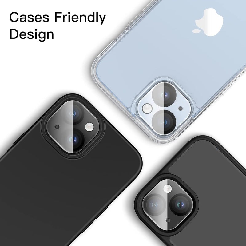 GadgetBite Tempered Glass Camera Lens Protector For Iphone 14 (6.1'')& iPhone 14 Plus (6.7''),Ultra Clear Anti-Explosion 9H Hardness Gl.ass Camera Lens Protector Compatible with (iPhone 14/14 Plus) - Image 5