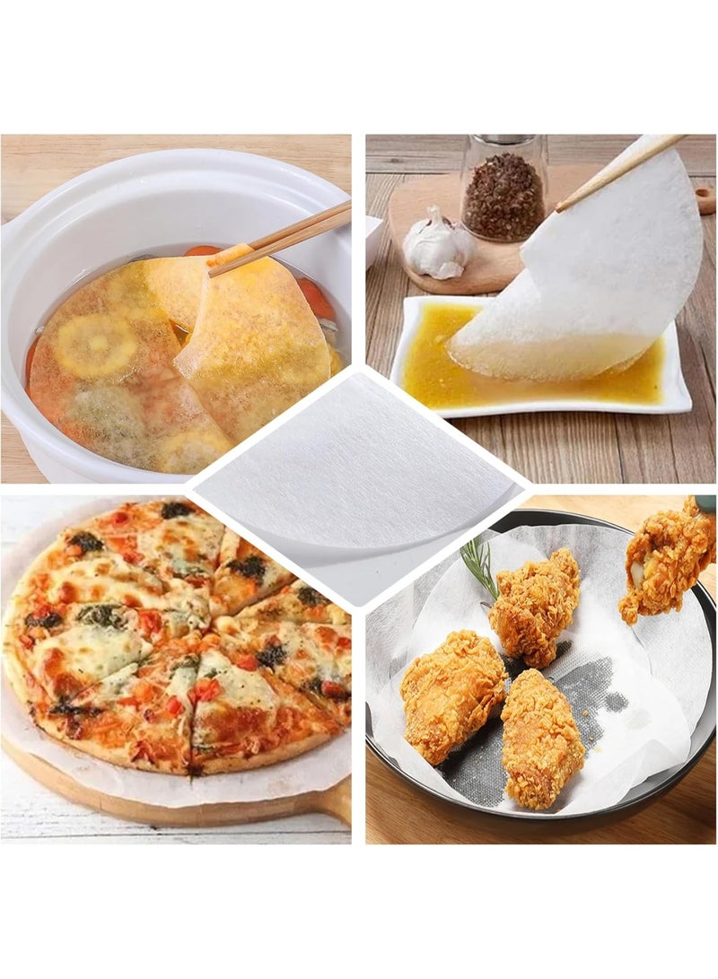 Cooking Oil Absorbing Paper, Food Oil Absorbing Sheets for Cooking, Food Blotting Paper Used for Soup and Fried Foods to Absorb and Remove Fat Fat, 20 Sheets - Image 4