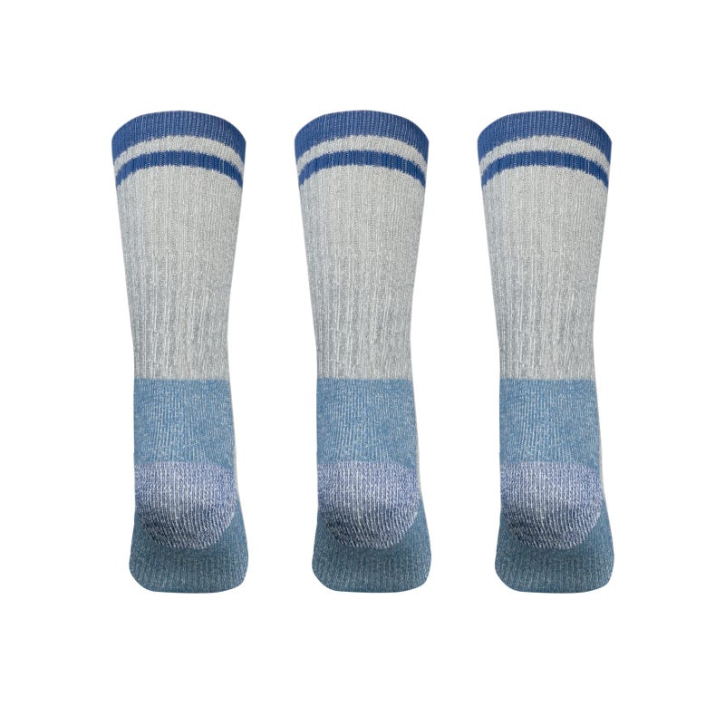 MERIWOOL Merino Wool Hiking Socks for Men and Women â€“ 3 Pairs Midweight Cushioned â€“ Warm n Breathable (Large, Cloud) - Image 2