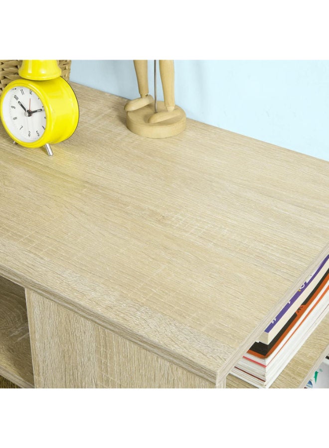 طاولة جانبية Home Gallery مع رفوف تخزين – الأبعاد: 70 × 61 × 35 سم، إضافة عملية وأنيقة لأي غرفة - Image 5