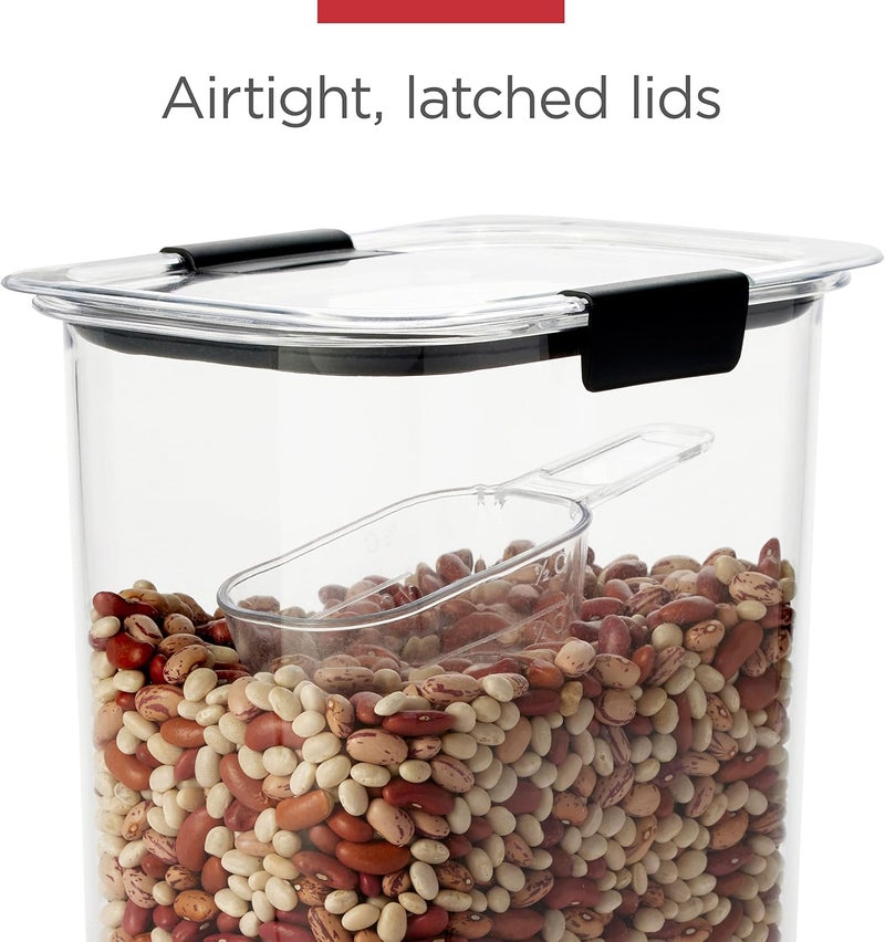 Rubbermaid Brilliance Airtight Cereal Food Storage Container, 32oz, BPA-Free, Shatterproof, Dishwasher-Safe - Image 3