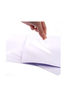 Kalon A4 200Gsm Glossy Transparency Waterproof  Clear inkjet sticker 50 sheets Pack for Labels Self-Adhesive  - Image 5